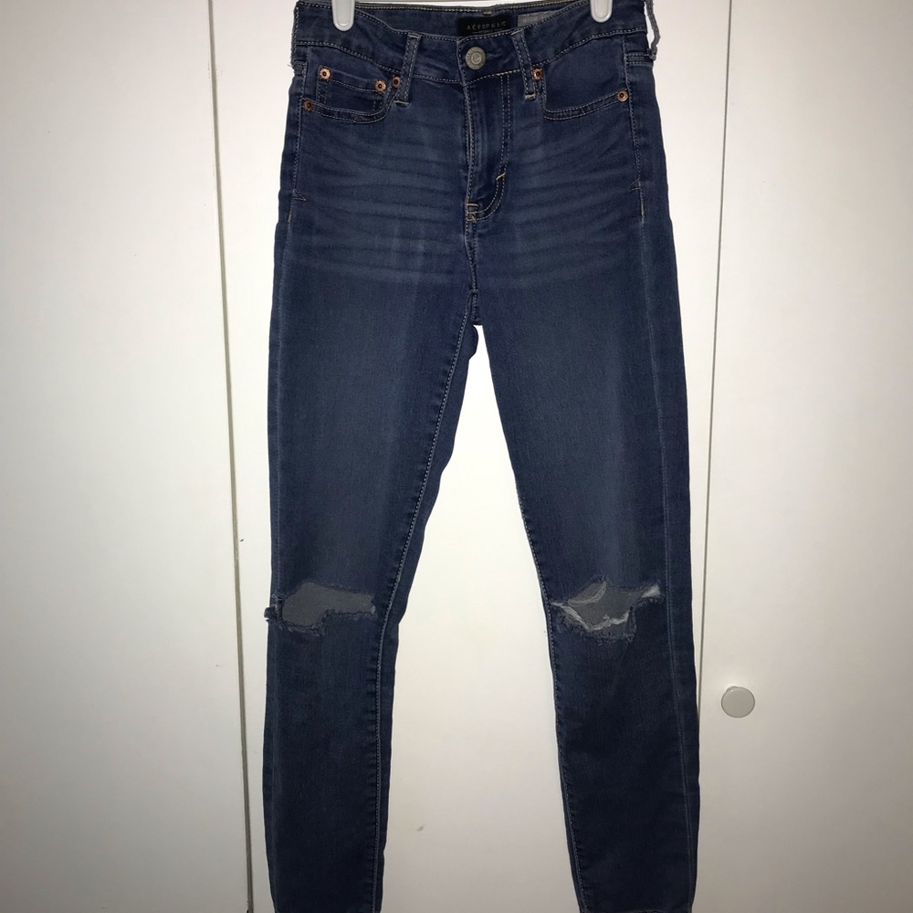 AEROPOSTALE High-Waisted Ankle Jeggings